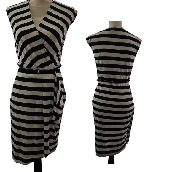 Calvin Klein Dresses & Skirts - Calvin Klein Women’s V-Neck Wrap Front Sleeveless Dress –Size 4